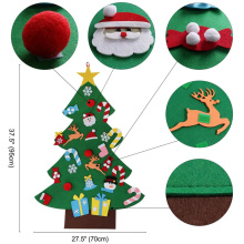 YM 26pcs Detachable Ornaments DIY Felt Christmas Tree Wall Hanging Xmas Gifts Christmas Decorations